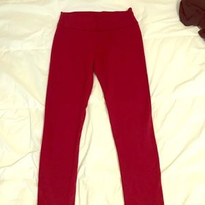 Dark Red Leggings